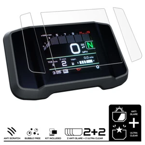 YAMAHA XSR900 2022- Dashboard Screen Protector 2 x Ultra Clear & 2 x Anti Glare - Picture 1 of 8