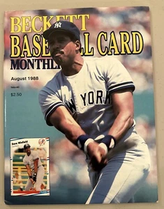 Beckett Baseball Card Monthly • August 1988 ⚾️ HOF Dave Winfield ⚾️ Mark Grace - Picture 1 of 2