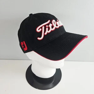 Gorra de golf Titleist Pro V1 Tour FJ correa trasera ajustable blanca y negra nueva con etiquetas - Imagen 1 de 5