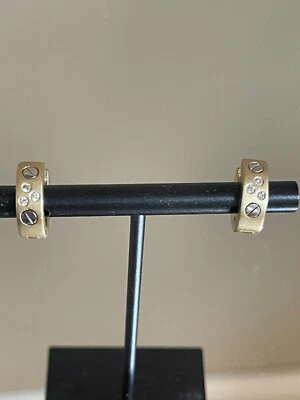 Love  Hoop Diamond Earrings - Image 1 of 4