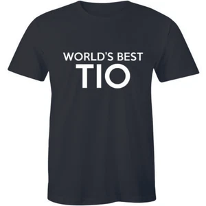 World's Best Tio T-shirt Funny Hilarious Greatest Ever Award Uncle Men Tee Shirt - Picture 1 of 4