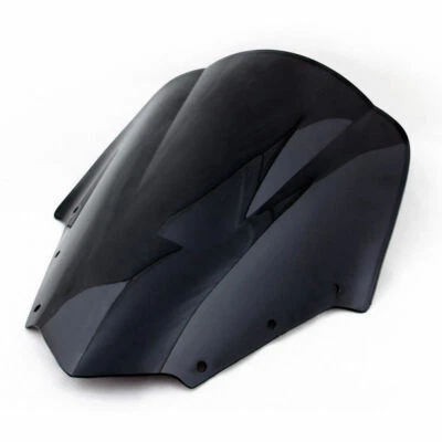 For Yamaha FZ1 FZ1S FAZER 06-15  Black Double Bubble Windscreen Windshield ABS Foto 1 de 3