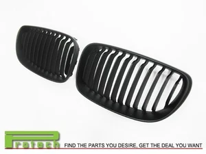 OE Matte Black Front Grille Grill For 08-13 BMW E82 116i 118i 120i 128i 135i - Picture 1 of 2