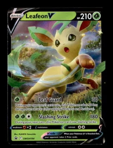 Leafeon V - SWSH194 SWSH: Sword & Shield Promo Cards #SWSH194 LP Promo - Picture 1 of 2
