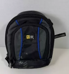 Camara Bag Blue Case Logic Small Zipper Close - Picture 1 of 7
