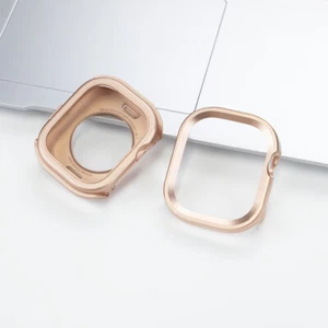 Estuche de aleación de aluminio metal + TPU para Apple Watch Ultra 49 mm Series9 8 7 654 41-45 mm - Imagen 1 de 17