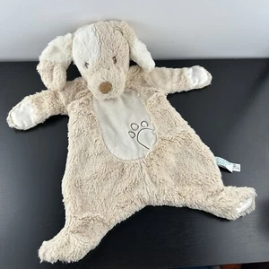 Douglas Baby Sshlumpie Tan Puppy Dog Plush Lovey Security Blanket Paw Print 16” - Picture 1 of 6