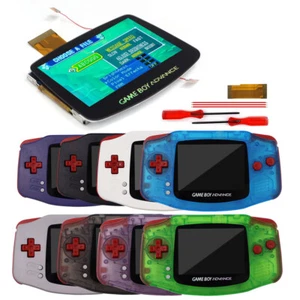 GBA IPS Pre-Laminated LCD Backlight Display Kit w/Red Buttons for Game Boy Shell - Picture 1 of 34