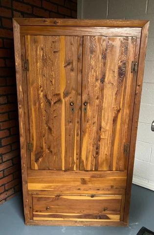 Murphy #316 vintage cedar armoire Cover