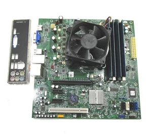 DELL Inspiron 545 DG33M06 Mainboard With Intel Quad Q8200@3.07 GHz CPU & 4GB RAM - Picture 1 of 5