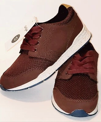 Brown Running Sneakers Toddlers Boys Size 13 Burgandian Brown Brent Cat and Jack - Image 1 of 4