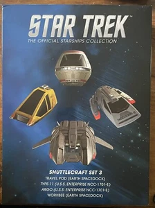 EAGLEMOSS STAR STREK OFFICIAL STARSHIPS COLLECTION - SHUTTLECRAFT SET 3 - Picture 1 of 3