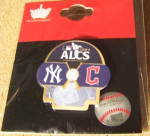 2024 ALCS Yankees Guardians pin Championship Series New York Cleveland FREE S&H - Picture 1 of 7