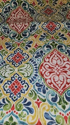 Richloom Fiorella 2014 Outdoor Fabric Colorful Abstract Print 4 Yards X 55" W - Image 1 of 4