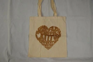 LATITUDE FESTIVAL GOLD HEART LOGO TOTE BAG NEW OFFICIAL MUSIC COMEDY FILM DANCE - Picture 1 of 3