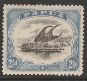 Papua MINT sg69 1907-10 2½d black & dull blue p12½ wmk sideways - Picture 1 of 2