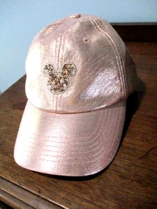 Micky Mouse glittery 6 panel Disney cap sized adult 55-59cm adjustable hat - Picture 1 of 12