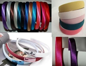 Haarreifen Haarschmuck Headband Headpiece Satinhaarreifen Hairhoop Hairband edel - Bild 1 von 29
