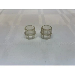 Capsela Construction Set Vintage Toy Part #10 Octogonal Connector Clear Lot of 2 - Picture 1 of 1
