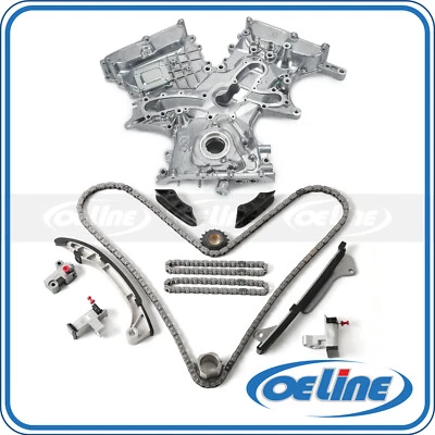 Timing Chain Kit Oil Pump for 05-16 Toyota Avalon Sienna Camry Lexus RX350 3.5L - Image 1 of 4