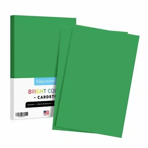 11 x 17" Green Bright Color Cardstock Paper, 65lb Cover, 50 Sheets - Picture 1 of 6