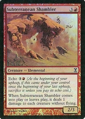 MTG - Time Spiral - Subterranean Shambler - 2X - Foil - NM - Image 1 of 1