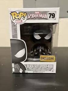 Funko Pop! Traje Negro Marvel Spider-Man #79 Walgreens Exclusivo con Protector - Imagen 1 de 9