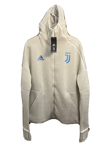 Adidas Juventus ZNE 3.0 Anthem Jacket Medium Gray White Hd Fr New With Tags Cover