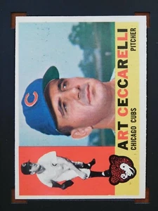 1960 Topps Baseballkarte #156 Art Ceccarelli (NM) - Bild 1 von 2