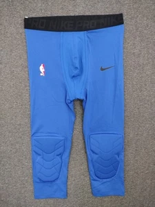 Nike Pro HyperStrong Player Issued Padded Tights Boys Blue Large AA0756-480 - Picture 1 of 10