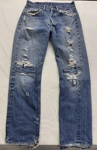 Vintage 1960’s Levis Big E Transitional Jeans Redline Gr. 28x30 - Bild 1 von 12