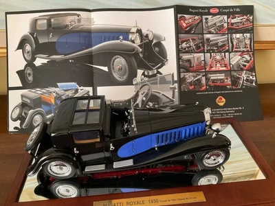 Bauer 1931 Bugatti Royale Coupe De Ville 1:18 Scale  in Blue / Black - Immagine 1 di 4