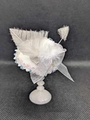 Oak 12th Ladies handmade Hat hatstand dolls house Scale shop 1:12 1/12 - Image 1 of 4