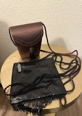 Lot of 2 Vintage Purses Evening Bags Whiting Davis & Valerie Stevens Estate  - Image 1 of 4