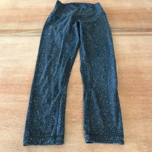 Lululemon Luminesce Leggings Women 2 Black Splatter Ice Pocket Athleisure Yoga - Picture 1 of 15