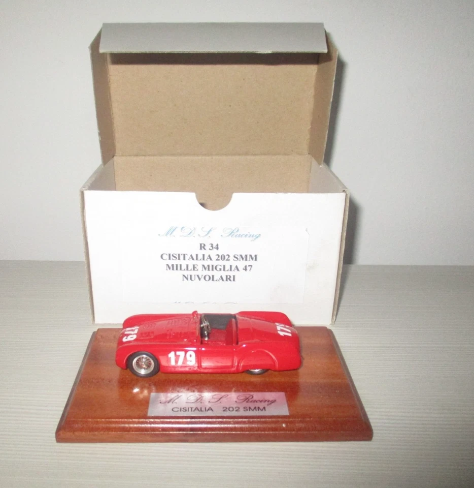 CISITALIA 202 SMM MILLE MIGLIA 47 NUVOLARI M.D.S. SCALA 1/43 - Immagine 1 di 2
