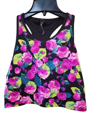 Sujetador deportivo Betsey Johnson XL rosas Foto 1 de 2