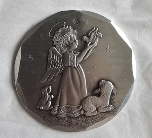Wendell August Forge Ornament 1996 Christmas Little Angel - Picture 1 of 4