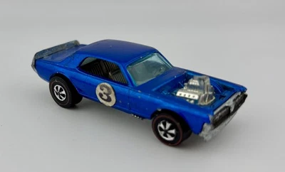 Hot Wheels ~ 1970 Redline ~ Nitty Gritty Kitty ~ Spoiler ~ HK ~ blau - Bild 1 von 4