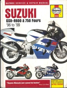 SUZUKI GSXR600 & GSXR750,GSX-R600,GSX-R750,SRAD HAYNES MANUAL 1996-1999 - Picture 1 of 1