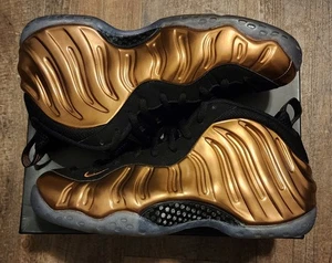Air Foamposite One (talla 10,5 EE. UU.) negro/cobre metálico-negro 314996-007 - Imagen 1 de 12