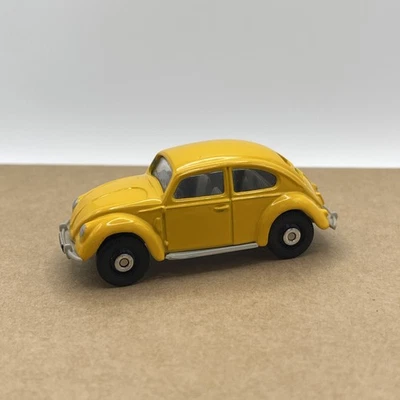 Vintage Corgi Volkswagen VW Beetle Yellow - Diecast Collectible - 1:64 Scale #17 - Image 1 of 4