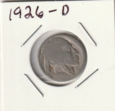 1926-D 5C Buffalo Nickel - Image 1 of 2