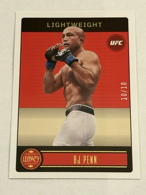 2023 Chronicles UFC BJ Penn Legacy Gold SSP /10 Bookend - Image 1 of 2