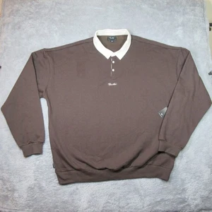 Primitive Skateboarding Poloshirt Herren 3XL braun langarm bestickt Skate - Bild 1 von 13