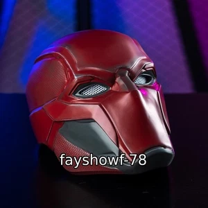 Batman Cosplay Helmet Red Hood Mask Robin Visor Comics Superhero Halloween Prop - Picture 1 of 10
