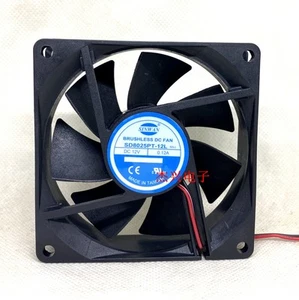 1  PCS  SINWAN Fan SD8025PT-12L DC12V 0.12A 8025  8CM 2 wire  cooling fan - Picture 1 of 3