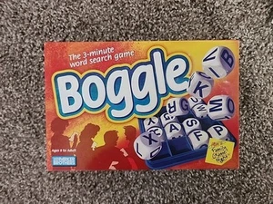 1998 Boggle The 3 Minute Word Search Game Parker Brothers Hasbro - Picture 1 of 4