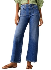 Women's Baggy Boyfriend Jeans Vintage Wide Leg High Rise Trendy 2025 Stretchy... - Picture 1 of 7