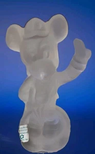 Mickey Mouse Disney Cristallerie Antonio Imperatore Figure Italy Glass 1930s - Picture 1 of 7